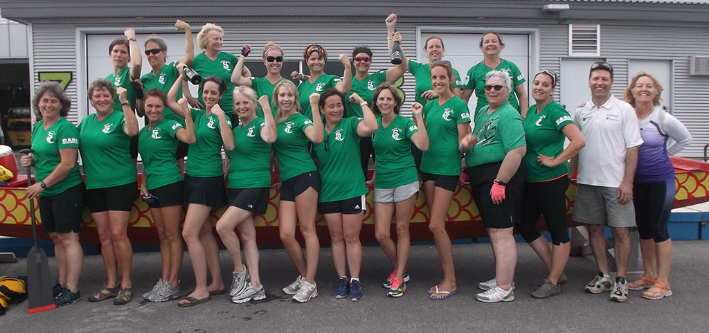 The Swamp Lilies - C Finale Champions at the Montreal Dragon Boat Challenge 2014